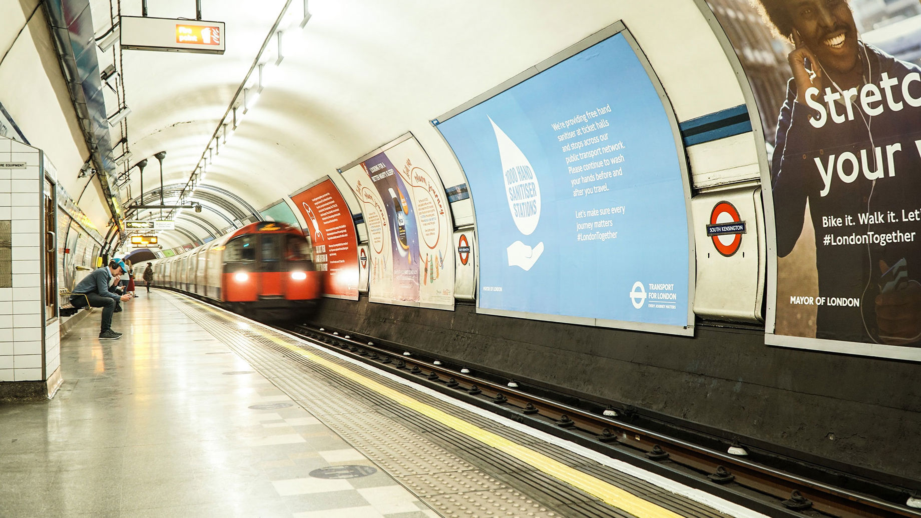 London underground platform