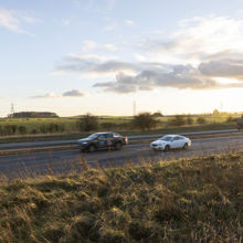 Vehicles driving on the M4 motorway. Credit: National Highways