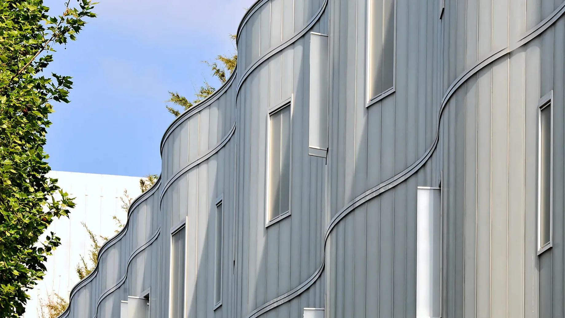 A close up of Sainsbury Wellcome Centre