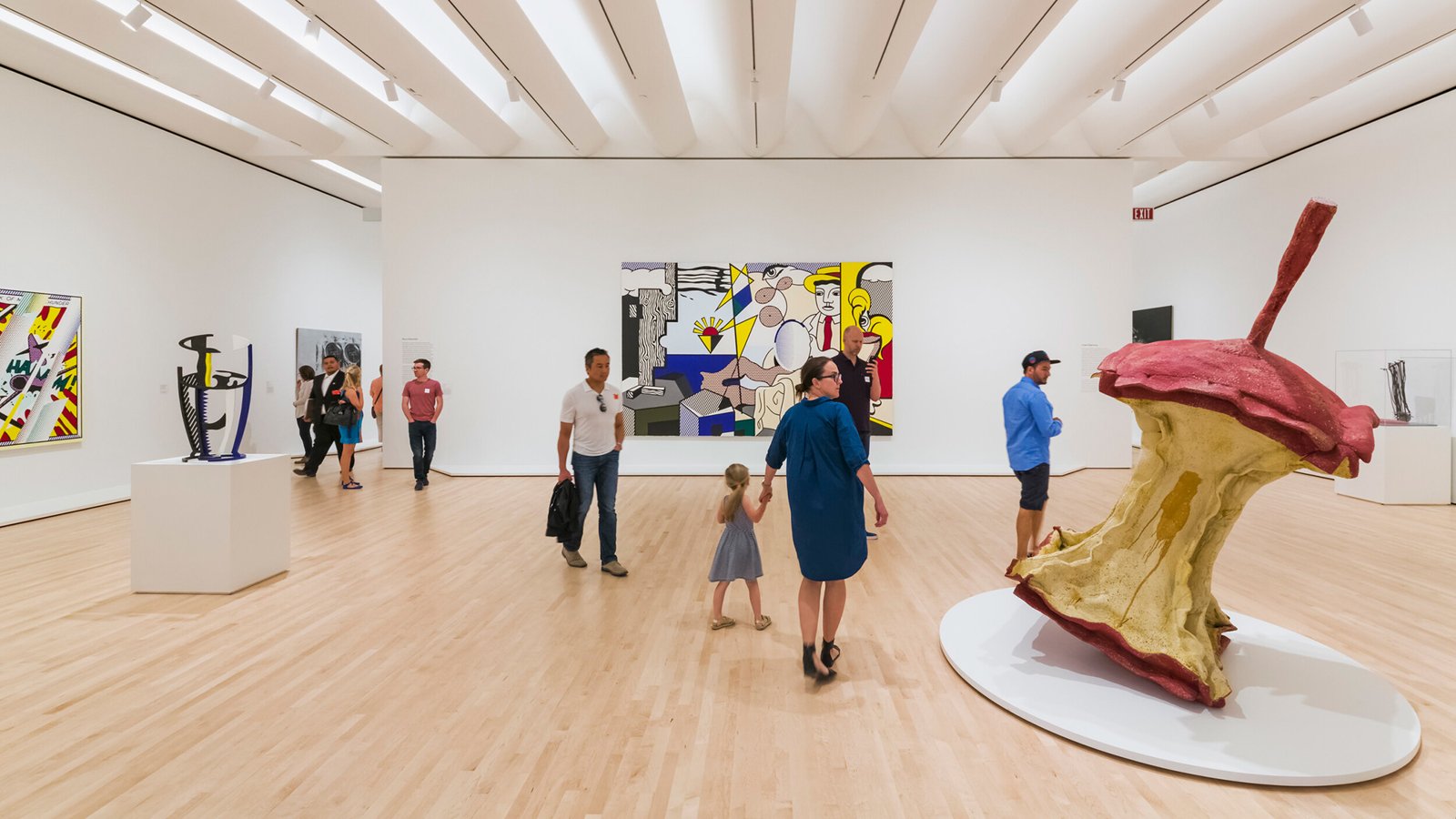 The interior of a SF MOMA gallery.