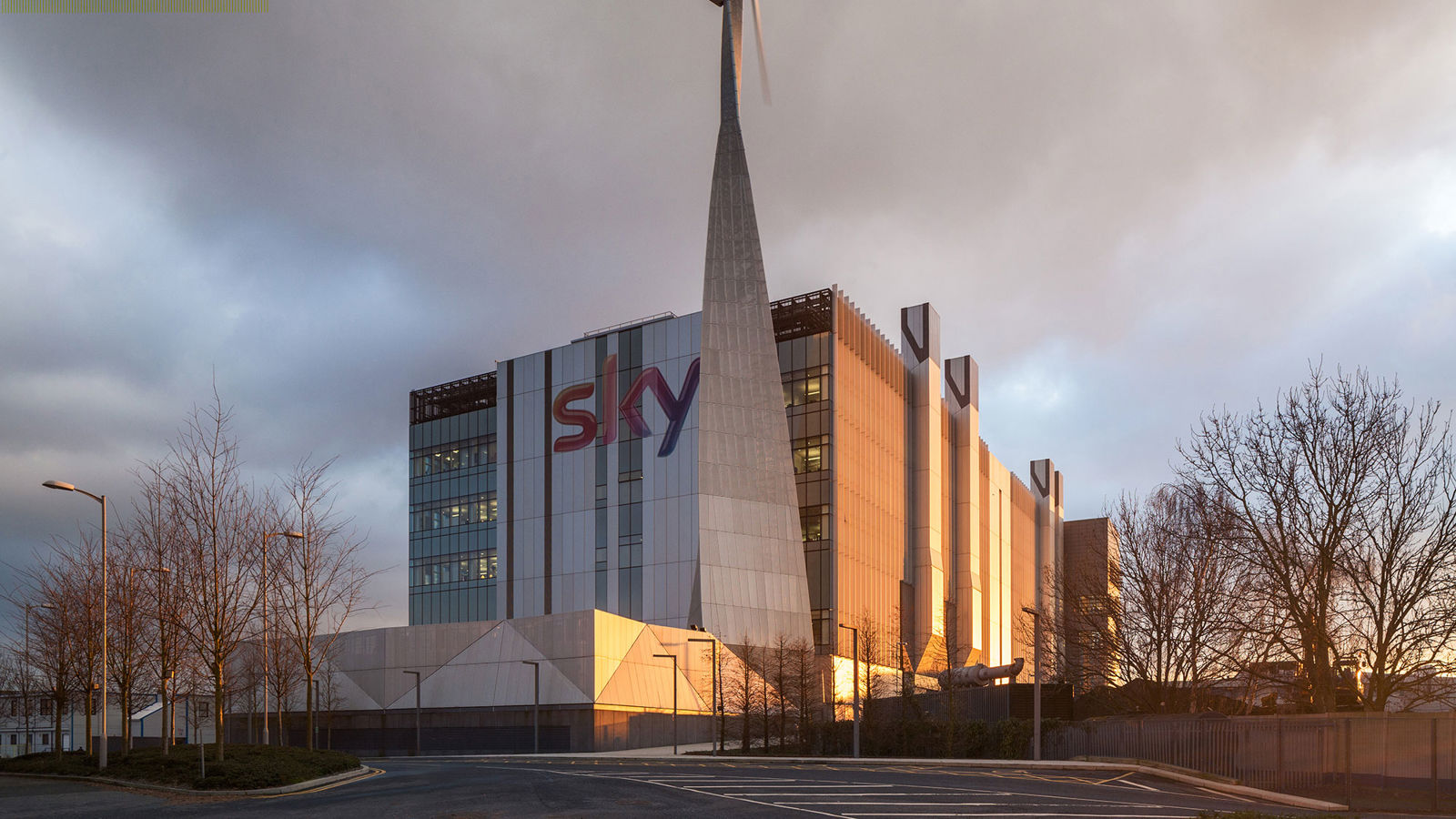 Sky studios building