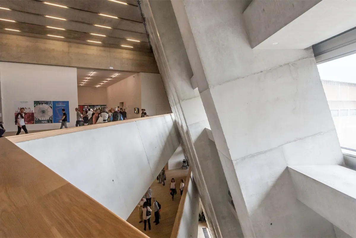 People inside the Tate Modern