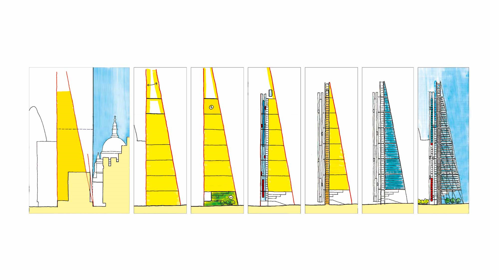 Sketches of the Leadenhall Building