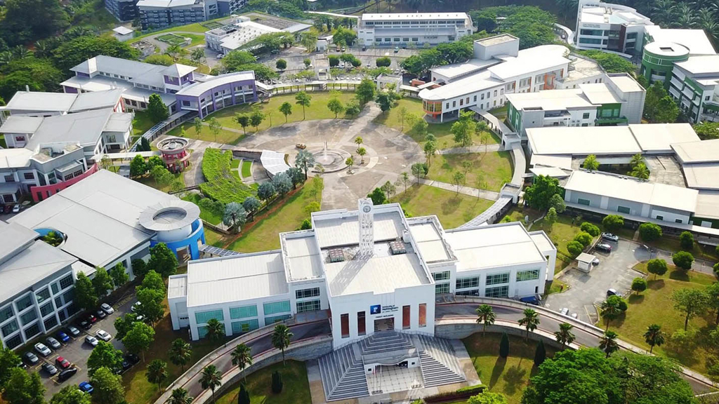 Aerial view of the University of Nottingham Malaysia (UNM) campus