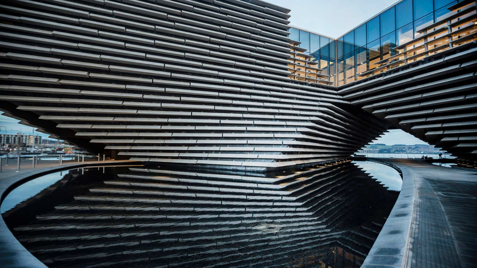 V and A Dundee facade close up - copyright Ross Fraser McLean