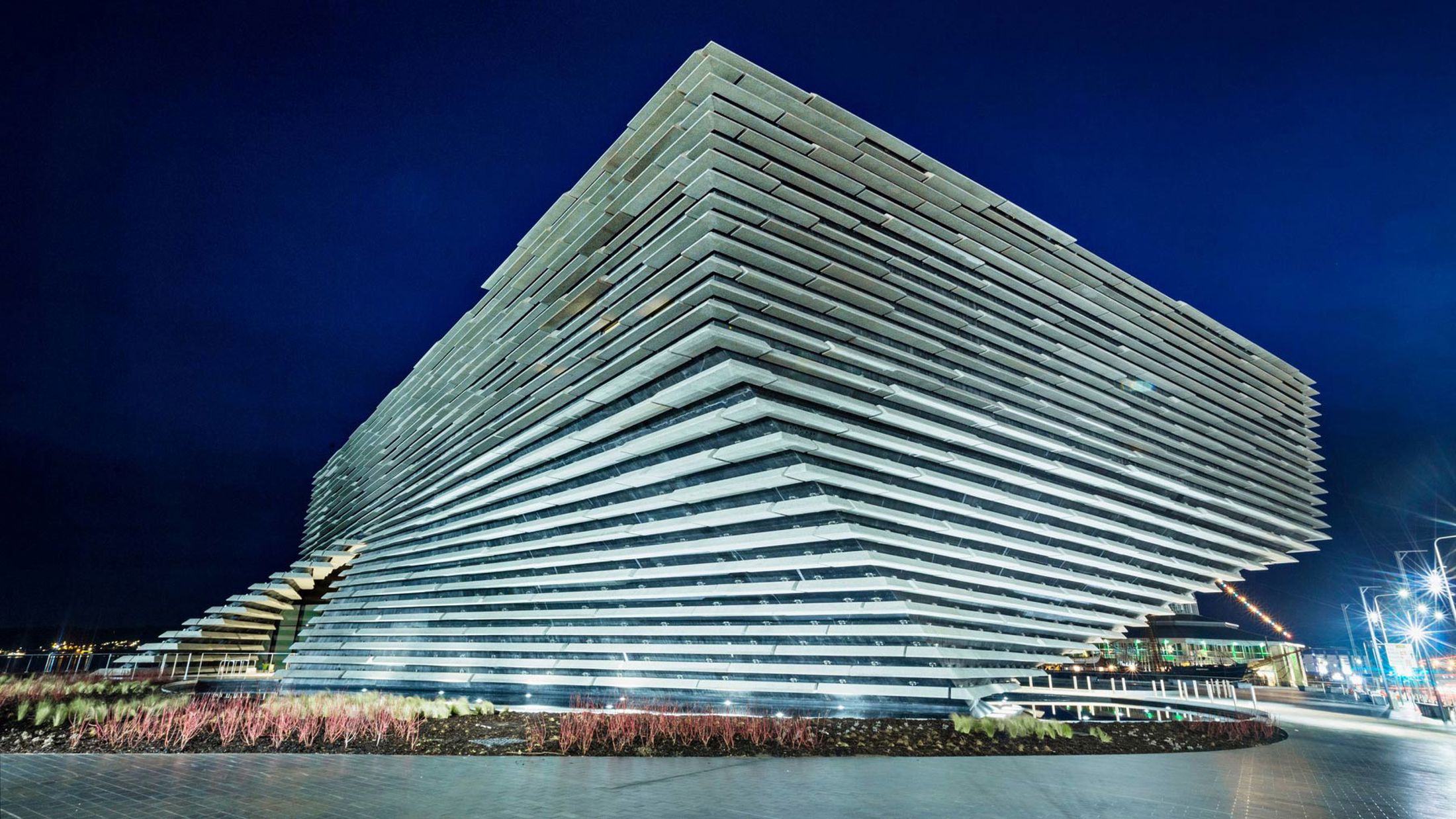 V and A Dundee at night - copyright Ross Fraser McLean