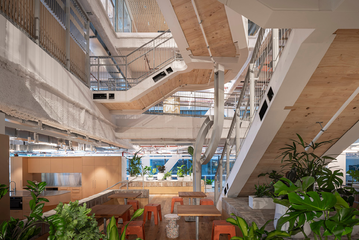 Interior of Arup's Perth office. Credit: Hames Sharley
