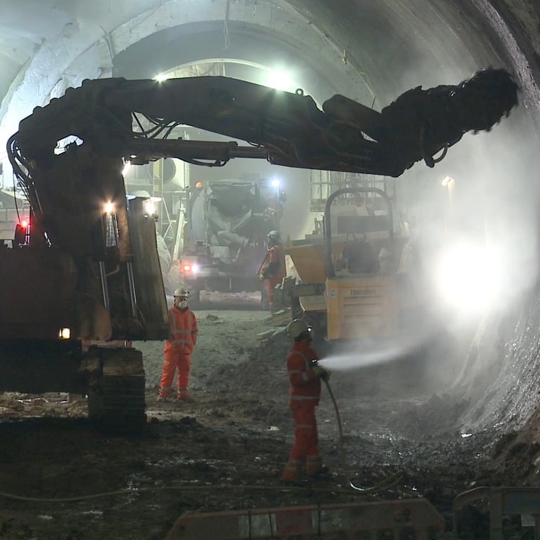 Tunnelling Crossrail