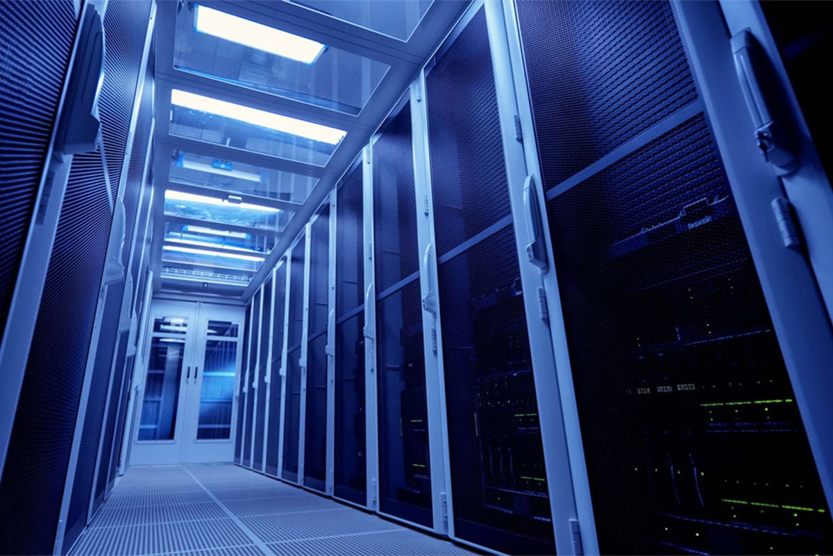 Inside a data centre