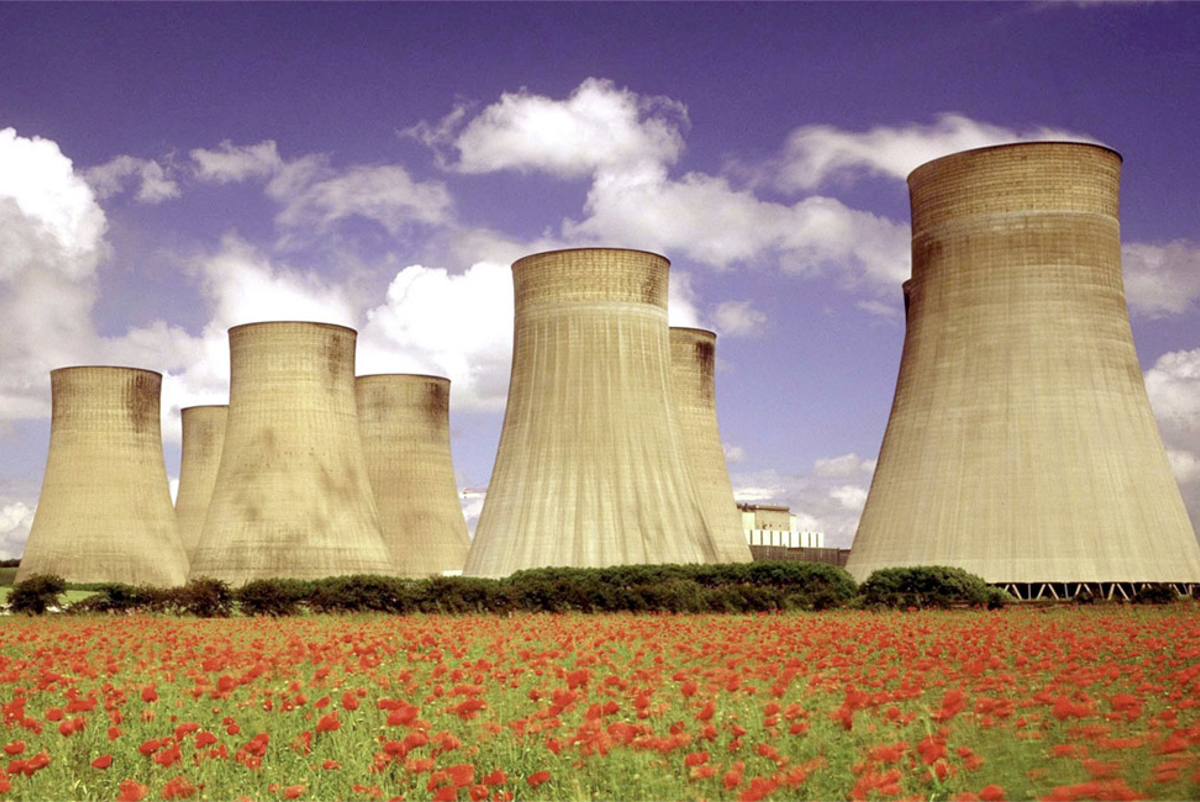Cooling towers emitting CO2