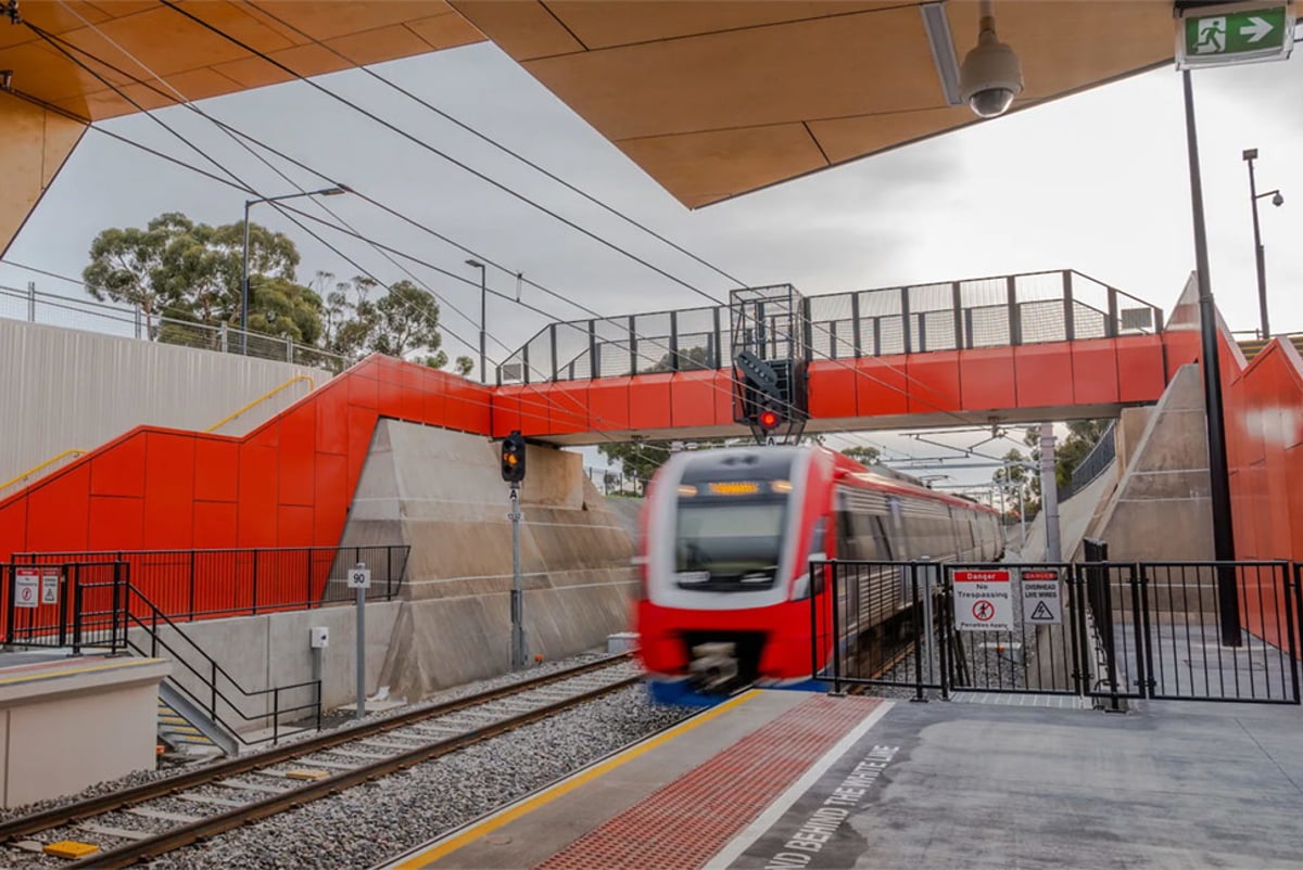 New station on the Adelaide rail network