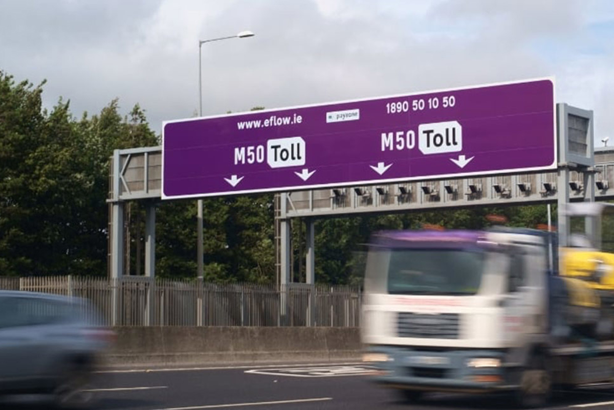 M50 toll road in Ireland