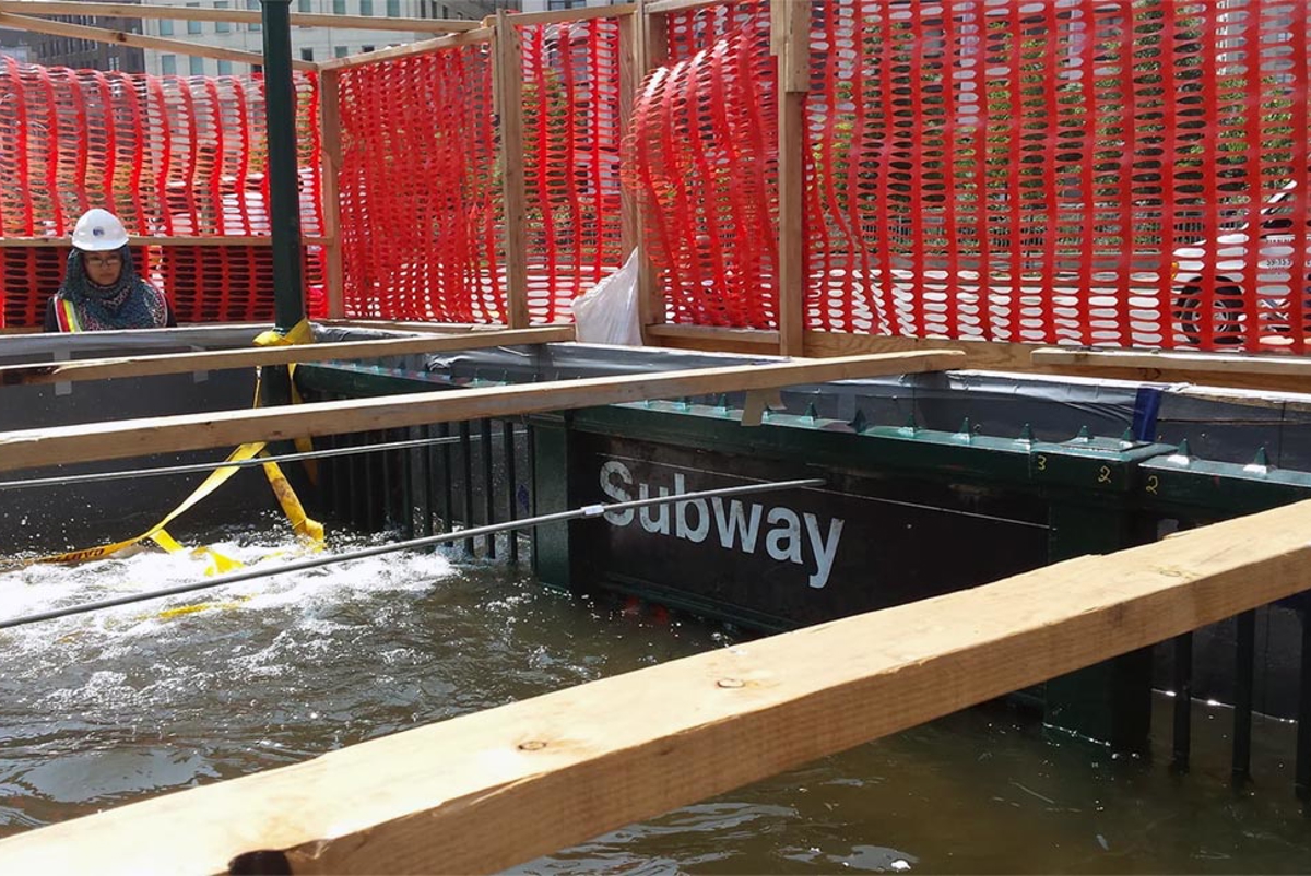 Protecting New York's subway stations from flooding